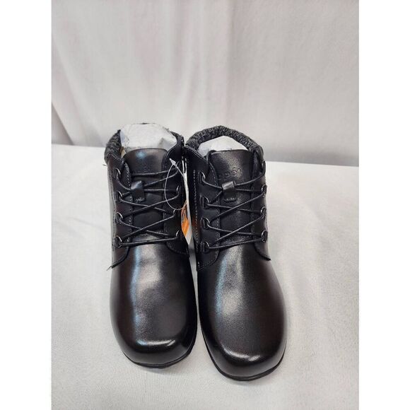 Propet Womens Delaney Zip Lace Up Leather Ankle Boots Black Size 8 - Picture 5 of 8